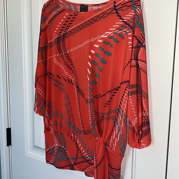 Pink Front Tie Blouse! - Picture 3 of 4